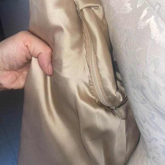 Vintage Womens Jacket Vest Size Medium Cream Knit Convertible Casual Wool - Picture 7 of 9